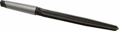 Interstate - 7/8" Reamer Diam, 39/64" Small End Diam, 3MT Morse Taper Shank, 7-3/8" Flute, Bridge Reamer - Americas Industrial Supply
