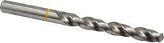 Accupro - 12mm 130° Vanadium High Speed Steel Jobber Drill - Bright Finish, Right Hand Cut, Spiral Flute, Straight Shank, 151mm OAL, Split Point - Americas Industrial Supply