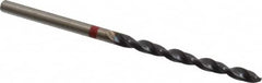 Accupro - #33 135° Cobalt Jobber Drill - TiAlN Finish, Right Hand Cut, Spiral Flute, Straight Shank, 61mm OAL, UX Point - Americas Industrial Supply