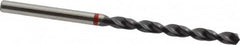 Accupro - 3.7mm 135° Cobalt Jobber Drill - TiAlN Finish, Right Hand Cut, Spiral Flute, Straight Shank, 70mm OAL, UX Point - Americas Industrial Supply