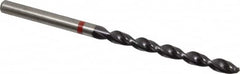 Accupro - 5/32" 135° Cobalt Jobber Drill - TiAlN Finish, Right Hand Cut, Spiral Flute, Straight Shank, 75mm OAL, UX Point - Americas Industrial Supply