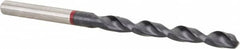 Accupro - 3/16" 135° Cobalt Jobber Drill - TiAlN Finish, Right Hand Cut, Spiral Flute, Straight Shank, 86mm OAL, UX Point - Americas Industrial Supply