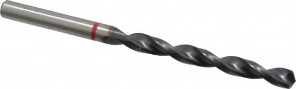 Accupro - #1 135° Cobalt Jobber Drill - TiAlN Finish, Right Hand Cut, Spiral Flute, Straight Shank, 93mm OAL, UX Point - Americas Industrial Supply