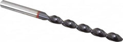 Accupro - 17/64" 135° Cobalt Jobber Drill - TiAlN Finish, Right Hand Cut, Spiral Flute, Straight Shank, 109mm OAL, UX Point - Americas Industrial Supply