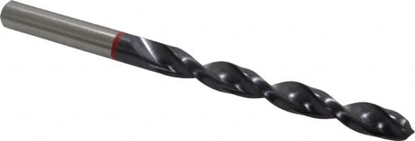 Accupro - 5/16" 135° Cobalt Jobber Drill - TiAlN Finish, Right Hand Cut, Spiral Flute, Straight Shank, 117mm OAL, UX Point - Americas Industrial Supply