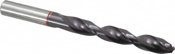 Accupro - 13mm 135° Cobalt Jobber Drill - TiAlN Finish, Right Hand Cut, Spiral Flute, Straight Shank, 151mm OAL, UX Point - Americas Industrial Supply