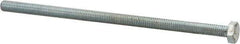 Made in North America - 1/2-13 UNC, 10" Length Under Head Hex Head Cap Screw - Fully Threaded, Grade 5 Steel, Zinc-Plated Finish, 3/4" Hex - Americas Industrial Supply