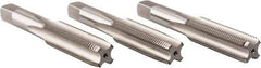 Hertel - 5/8-18 UNF, 4 Flute, Bottoming, Plug & Taper, Bright Finish, High Speed Steel Tap Set - 3-13/16" OAL, 2B/3B Class of Fit - Americas Industrial Supply