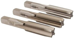 Hertel - 3/4-16 UNF, 4 Flute, Bottoming, Plug & Taper, Bright Finish, High Speed Steel Tap Set - 4-1/4" OAL, 2B/3B Class of Fit - Americas Industrial Supply