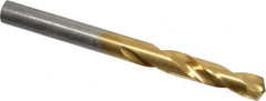 Hertel - #9 135° Spiral Flute High Speed Steel Screw Machine Drill Bit - Americas Industrial Supply