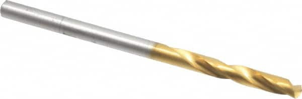 Hertel - #35 135° Spiral Flute High Speed Steel Screw Machine Drill Bit - Americas Industrial Supply