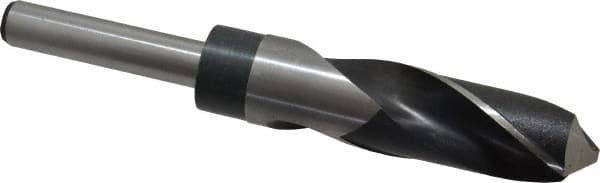 Hertel - 61/64" Drill, 118° Point, High Speed Steel Silver Deming & Reduced Shank Drill Bit - Americas Industrial Supply