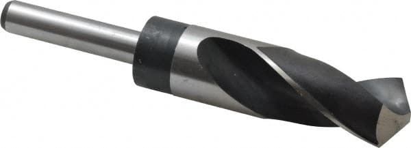 Hertel - 1-5/64" Drill, 118° Point, High Speed Steel Silver Deming & Reduced Shank Drill Bit - Americas Industrial Supply