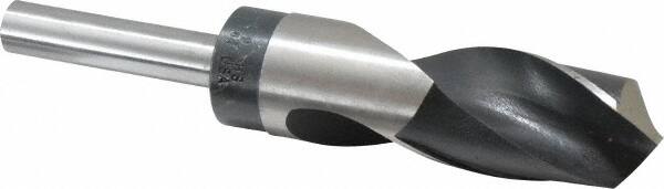 Hertel - 1-9/64" Drill, 118° Point, High Speed Steel Silver Deming & Reduced Shank Drill Bit - Americas Industrial Supply