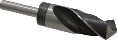 Hertel - 1-1/4" Drill, 118° Point, High Speed Steel Silver Deming & Reduced Shank Drill Bit - Americas Industrial Supply