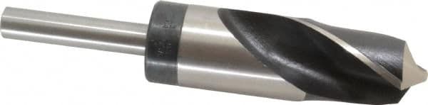 Hertel - 1-19/64" Drill, 118° Point, High Speed Steel Silver Deming & Reduced Shank Drill Bit - Americas Industrial Supply