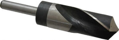 Hertel - 1-21/64" Drill, 118° Point, High Speed Steel Silver Deming & Reduced Shank Drill Bit - Americas Industrial Supply
