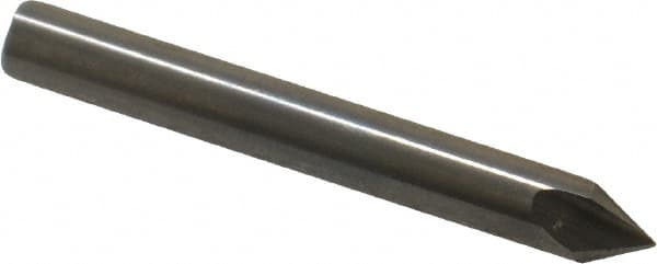 Hertel - 3/16" Head Diam, 3/16" Shank Diam, 3 Flute 60° Solid Carbide Countersink - Americas Industrial Supply