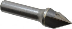 Hertel - 3/4" Head Diam, 1/2" Shank Diam, 3 Flute 60° Solid Carbide Countersink - Americas Industrial Supply
