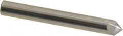 Hertel - 1/4" Head Diam, 1/4" Shank Diam, 3 Flute 90° Solid Carbide Countersink - Americas Industrial Supply