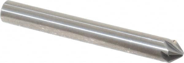 Hertel - 3/16" Head Diam, 3/16" Shank Diam, 6 Flute 82° Solid Carbide Countersink - Americas Industrial Supply