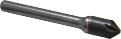 Hertel - 3/8" Head Diam, 1/4" Shank Diam, 6 Flute 82° Solid Carbide Countersink - Americas Industrial Supply