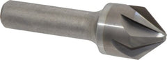 Hertel - 7/8" Head Diam, 1/2" Shank Diam, 6 Flute 82° Solid Carbide Countersink - Americas Industrial Supply