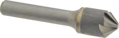 Hertel - 5/8" Head Diam, 3/8" Shank Diam, 6 Flute 90° Solid Carbide Countersink - Americas Industrial Supply