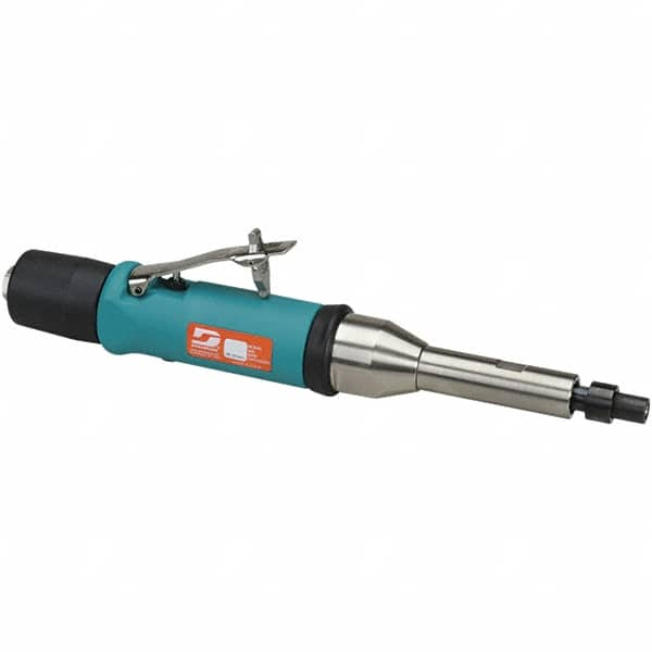 Dynabrade - 1/4" Collet, Straight Handle, Air Straight Die Grinder - 20,000 RPM, Rear Exhaust, 31 CFM, 0.5 hp, 90 psi, 1/4 NPT Inlet - Americas Industrial Supply