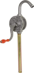 PRO-LUBE - Oil Lubrication 8 Gal/min Flow Cast Iron Rotary Hand Pump - For 15 to 55 Gal Container - Americas Industrial Supply