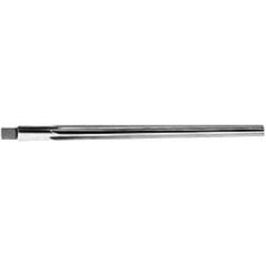 Interstate - #14 Pin, 1.542" Diam, 1-1/4" Small End, 1-1/2" Diam Straight Shank, 14" Flute, Taper Pin Reamer - Americas Industrial Supply