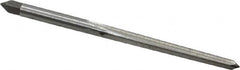 Interstate - #3/0 Pin, 0.1302" Diam, 0.1029" Small End, 9/64" Diam Straight Shank, 1-5/16" Flute, Taper Pin Reamer - Americas Industrial Supply