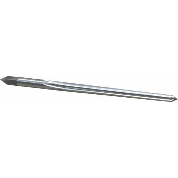 Interstate - #0 Pin, 0.1638" Diam, 0.1287" Small End, 11/64" Diam Straight Shank, 1-11/16" Flute, Taper Pin Reamer - Americas Industrial Supply