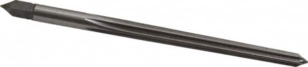 Interstate - #2 Pin, 0.2006" Diam, 0.1605" Small End, 13/64" Diam Straight Shank, 1-15/16" Flute, Taper Pin Reamer - Americas Industrial Supply