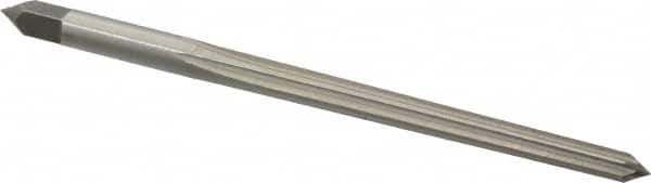 Interstate - #3 Pin, 0.2294" Diam, 0.1813" Small End, 15/64" Diam Straight Shank, 2-5/16" Flute, Taper Pin Reamer - Americas Industrial Supply