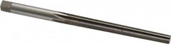Interstate - #4 Pin, 0.2604" Diam, 0.2071" Small End, 17/64" Diam Straight Shank, 2-9/16" Flute, Taper Pin Reamer - Americas Industrial Supply