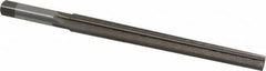 Interstate - #8 Pin, 0.505" Diam, 0.3971" Small End, 7/16" Diam Straight Shank, 5-3/16" Flute, Taper Pin Reamer - Americas Industrial Supply