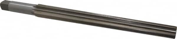 Interstate - #13 Pin, 1.259" Diam, 1.009" Small End, 1-1/4" Diam Straight Shank, 12" Flute, Taper Pin Reamer - Americas Industrial Supply