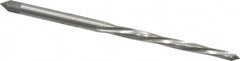 Interstate - #4/0 Pin, 0.1142" Diam, 0.0869" Small End, 1/8" Diam Straight Shank, 1-5/16" Flute, Taper Pin Reamer - Americas Industrial Supply