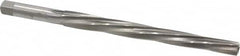 Interstate - #8 Pin, 0.505" Diam, 0.3971" Small End, 7/16" Diam Straight Shank, 5-3/16" Flute, Taper Pin Reamer - Americas Industrial Supply