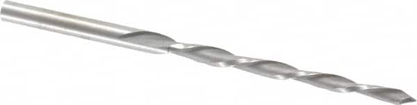 Value Collection - #4/0 Pin, 0.1142" Diam, 0.0869" Small End, 1/8" Diam Straight Shank, 1-5/16" Flute, Taper Pin Reamer - Americas Industrial Supply
