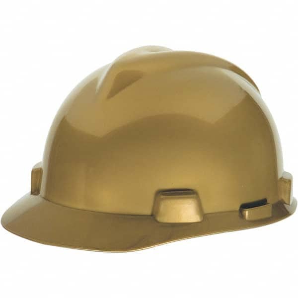 MSA - ANSI Type I Class E 4-Point Pin Lock Short Brim Hard Hat - Americas Industrial Supply