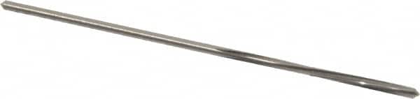 Made in USA - 5/64" High Speed Steel 4 Flute Chucking Reamer - Spiral Flute, 0.072" Straight Shank, 3/4" Flute Length, 3" OAL - Americas Industrial Supply