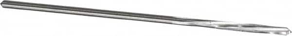 Made in USA - 3/32" High Speed Steel 4 Flute Chucking Reamer - Spiral Flute, 0.088" Straight Shank, 3/4" Flute Length, 3" OAL - Americas Industrial Supply