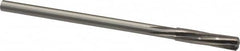 Made in USA - 21/64" High Speed Steel 6 Flute Chucking Reamer - Spiral Flute, 0.2792" Straight Shank, 1-1/2" Flute Length, 6" OAL - Americas Industrial Supply
