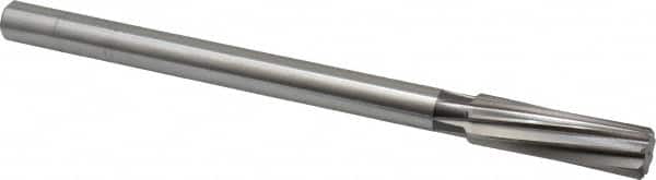 Made in USA - 21/32" High Speed Steel 8 Flute Chucking Reamer - Americas Industrial Supply