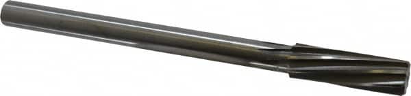Made in USA - 25/32" High Speed Steel 8 Flute Chucking Reamer - Americas Industrial Supply