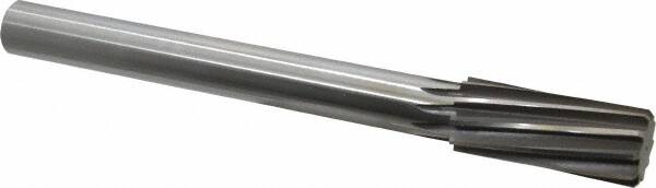 Made in USA - 1-1/4" High Speed Steel 10 Flute Chucking Reamer - Americas Industrial Supply