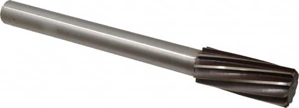 Made in USA - 1-3/8" High Speed Steel 10 Flute Chucking Reamer - Americas Industrial Supply