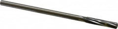 Made in USA - 5/16" Cobalt 6 Flute Chucking Reamer - Spiral Flute, 0.2792" Straight Shank, 1-1/2" Flute Length, 6" OAL - Americas Industrial Supply